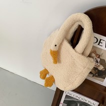 방이언니 여성손가방 겨울가방 털 귀여운 뽀글이 미니 토트백