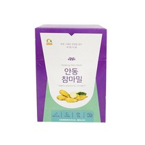안동 참마밀 건강 분말 선식 생식 아침 식사 대용 식 스틱형 21g 13포, 호두아몬드잣