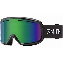 스미스 Smith Optics Range 유니 스노우 겨울 고글 블랙 RC36스미스, Black / Green Sol-x Mirror스미