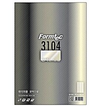 [폼텍] 레이저 광택 라벨지 LB-3104 100매, [3009231]옵션없음