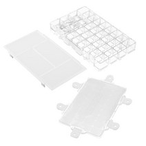 밀폐형 수채화 물감 팔레트 박스 여행용 수채화 아크릴 팔레트 케이스, 다른, 플라스틱, 36 팔레트가 있는 우물