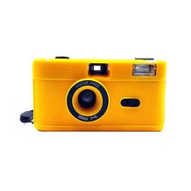 비일회용 재사용 가능 카메라 35MM 플래시 가능한 레트로 영화 코닥 필름용 빈티지 로모 필름, [05] Yellow, [04] Cam12exp Colorfilm