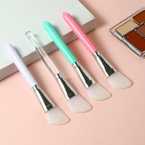 실리콘 팩 브러쉬 모델링팩 고무팩 마스크 페이스 펴바르는 주걱 팩붓 브러시 실리콘브러쉬 화장품 미용 붓, 팩-화이트
