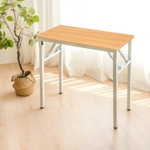 베스트책상 800x400 접이식 간이 테이블, 화이트화이트