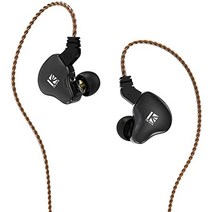 KBEAR KS2 이어폰 스테레오 사운드 인이어 헤드폰 Yinyoo HiFi 오버이어 이어폰 헤드셋 소음 차단 하이브리드 1BA 1DD 이어폰 달리기용 분리형 케이블 포함(마이크 없음 검은색 KS2)-34789, 마이크와 함께, 제비꽃
