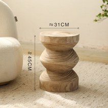 고재 빈티지 스튜디오 갤러리 한옥 소품 로그 낮은 의자 와비사비 일본 디자인 바람 미니 측면 홈스테이 장식 나무 복고풍 거실 단단한 인 소파 커피 테이블, 원목 왜곡—원목색