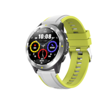 군인고도계시계 등산 GPS 스마트 워치 남자 전술 야외 나침반 스포츠 Smartwatch IP68 방수 혈액 산소 트래커 2022, 03 Silver Yellow