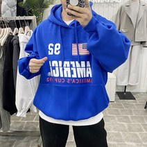 남자 1992 아메리카 오버핏후드티