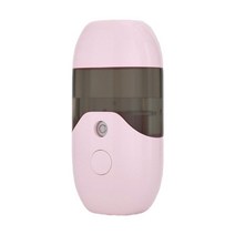 50ml 미니 전기 자동 알코올 분무기 USB 충전식 휴대용 알코올 디스펜서, 분홍색