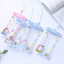 캐릭터 핸드폰 방수팩 스마트폰 에어 방수 케이스, 2_3.유니콘