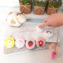 원터치 방식으로 편리하고 귀여운 다용도 줄자, 6.무지개