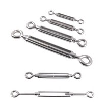 철물전 턴버클 스텐 304 턴버클 로프연결 와이어 장력조절 부속, 10mm(3/8)