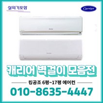 캐리어 인버터 벽걸이 에어컨 6평 8평 10평 13평 16평 사무실 가정용, 01.DRCD061FAWWSD_ 6평(인버터)