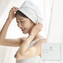 샤워가운 터번 세트 2종 가운세트 목욕가운 물놀이타월, S, 베이비핑크