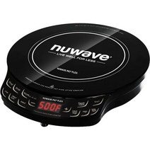 정품 Nuwe Flex 정밀 인덕션 쿡탑 10.25인치 파손 방지 세라믹 유리 6.5인치 가열 코일 100°F~500°F에서 45온도 3가지 와트 설정 600 900