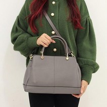 소가죽 토드백 크로스 출근룩 엄마가방 심플유니크