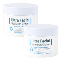 (2개)푸드어홀릭 울트라 훼이셜 히알루론 크림 100ml, 단품