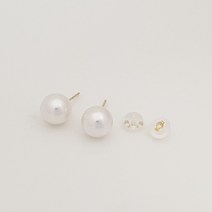 전체 14K 금 스와로브스키 진주 여성 왕진주 귀걸이 3 4 5 6 10 12 mm 한쌍