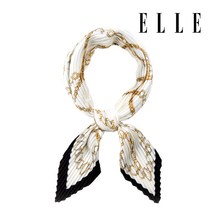 엘르 체인미니 주름 스카프 SE221P308