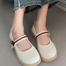 쳄버 플랫 아이보리 살구