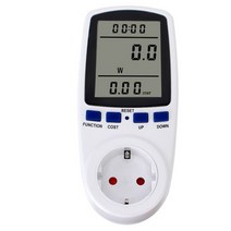 와트메타 전력계 카운터기 디지털 측정 콘센트 전력 분석기 와트 에너지 미터 소켓, Smart socket
