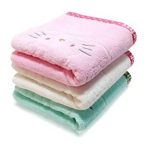 헬로키티 토끼 타올 면사 125g, 핑크, 12개