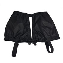 체육용품 체육교구 스포츠용품1쌍 스노우 각반 야외 하이킹 워킹 등산 모래 방지 스키 탄성 밴드 스포츠 안, 02 black