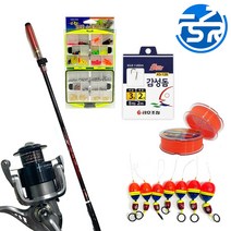 갯바위 바다찌낚시 6종세트 릴 낚시대 줄 바늘 다이와, 0.8호