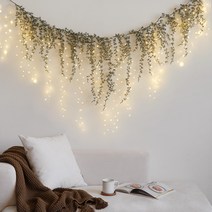 아트박스/더플라워마켓 1.8M 별빛내린 모던심플 커튼가랜드지네전구set