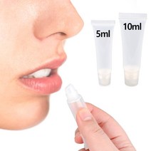 CAILOOM 여행용 화장품 소분 리필 샘플 미니 튜브 립글로스 공병케이스, 1개