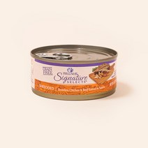 웰니스 캣 코어 시그니쳐 셀렉트 슈레드 닭고기와 소고기 캔 150g, 1개