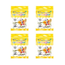 아모스 탱탱 아이클레이 파우치 2500 (4개입), 50g, 흰색
