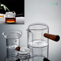 내열유리 차포트 500ML 홍차잔 차주전자 차도구