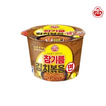 오뚜기 참기름 김치 볶음면 큰컵 120g x 6개