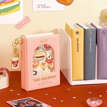 1단 점보 2단 방탄 콜북 콜렉트북 바인더 커플포토북 폴라로이드앨범, 1. 커스터드 옐로우