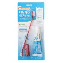 패잡스 플레이-독 애완동물 덴탈케어 치약 칫솔세트, 단일 수량