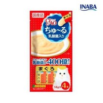 이나바 챠오츄르 고양이 간식 56g 4개입 5개, 챠오츄르 유산균 참치 56g