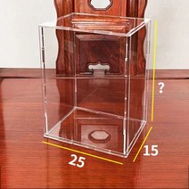 아크릴 박스 주문제작 레고 보관통 토미카 정리함 케이스 피규어 진열장팝피규어용 투명 아크릴 디스플레이, 23 25x15cm_03 height 20cm
