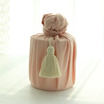 린넨원통디피상자 DIY 핑크 전통포장 전통장식, 린넨원통디피상자(핑크)소