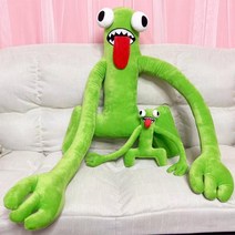 레인보우프렌즈 그린 봉제인형 모델 게임 인형 쿠션 카와이 분홍이 주황이 옐로우 로블록스, 그림과 같다, 그린60CM(450g)한마리부티크현물cm