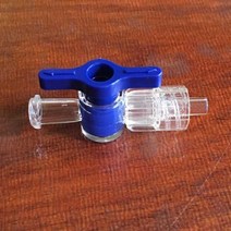 니들 밸브 벨브 루어 양방향 2 웨이 디스펜스 로터리 스톱 콕 방지 액세서리, 2-way blue
