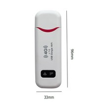 4G LTE 무선 USB 동글 모바일 150Mbps 스틱 심카드 라우터 와이파이 어댑터, CHINA, 2PCS, WHITE