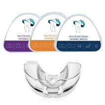 코골이테이프 코골이방지밴드 코골이방지기구 세트 리테이너 마우스 가드 단계 치과 수면 방지, 1Set -with box