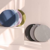 NEW 모세스 원형 방석 폴리폼 8컬러 사무실 벤치 의자 gray