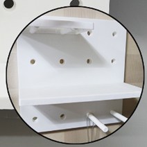 타공판보드 씸플선반 라인타공판 악세사리 파티션