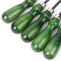 스틸 가죽 가장자리 베벨 러 스카이빙 나무 손잡이 공예 DIY 절단 도구 키트 수동 1 개, 04 1.2mm