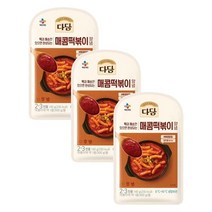 CJ 장 다담 매콤 떡볶이양념 된장찌개 집된장 홈쿡 140g 3개 1세트, 7세트