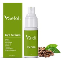 세 폴리 아이 크림- 알로에 나이아신 아마이드 레티놀 및 비타민 C가 함유 된 아이 모이스처 라이저-과 를 언더 아이 크림 과 잔을