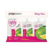청정원 달달구리 라이틀리 곤약젤리 깔라만시 간편식 쫀득쫀득 야식 어른 회사간식 150g 10개입, 12세트