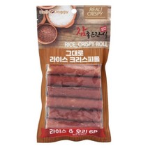 헬로도기 참좋은간식 그대로 라이스 크리스피롤 오리 6개입, 단품, 단품